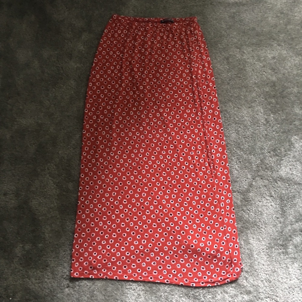 Brandy Melville Floral Maxi Skirt